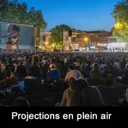 Projections en plein air